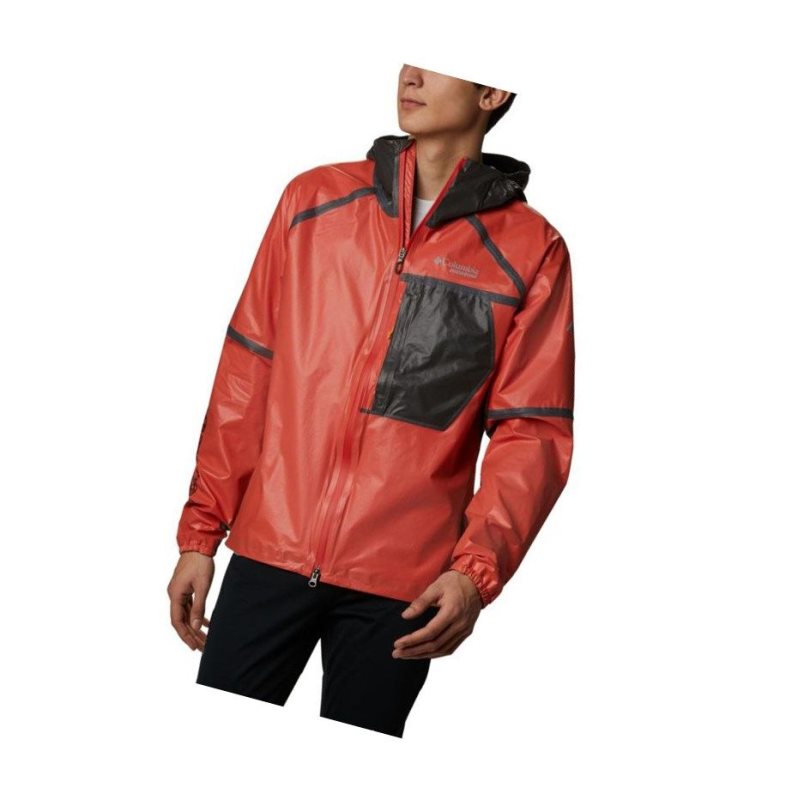Columbia OutDry Ex Lightweight Shell Mont Erkek Bordo | 23041-KLNQ