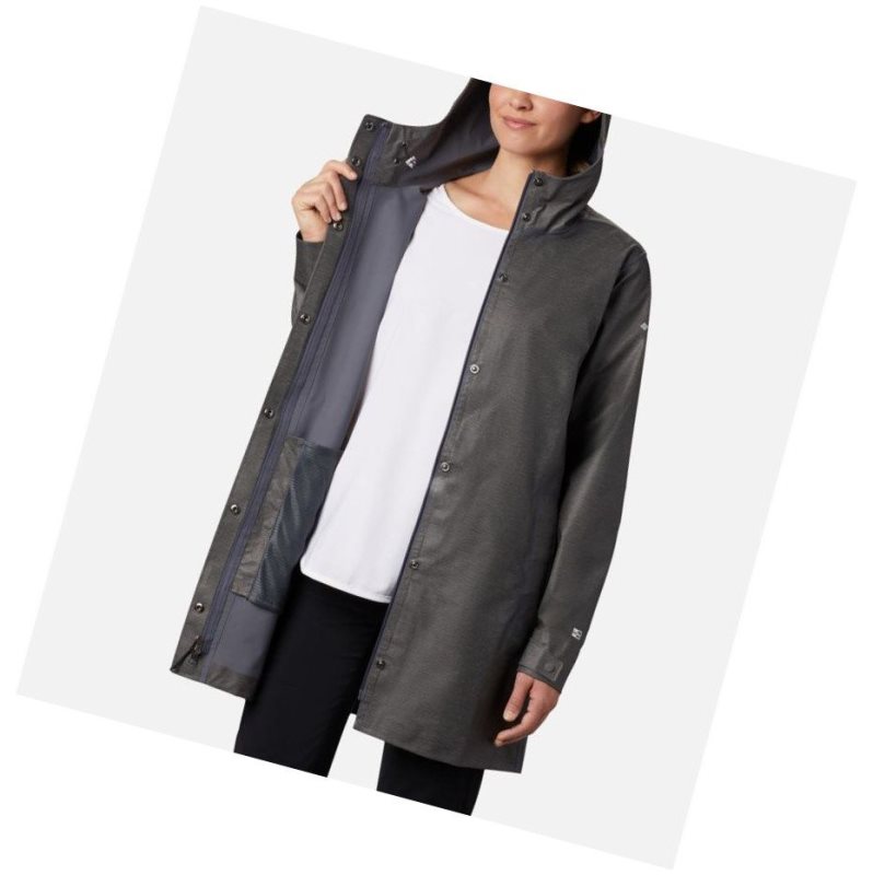 Columbia OutDry Ex Mackintosh Mont Kadın Gri | 73562-RJNI