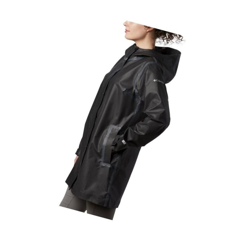 Columbia OutDry Ex Mackintosh Mont Kadın Siyah | 39216-JDXQ