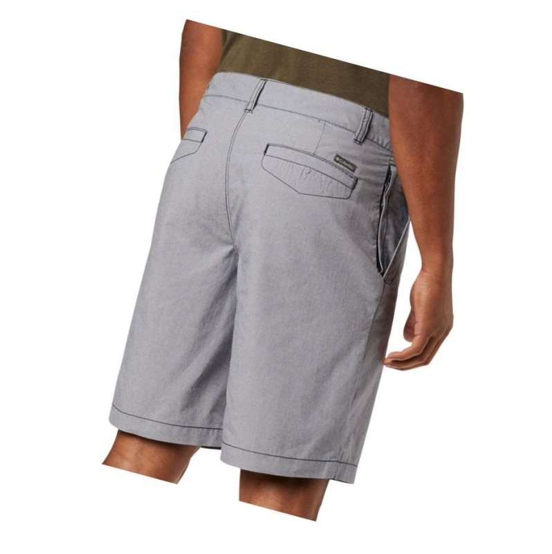 Columbia Outdoor Elements Chambray Şort Erkek Lacivert | 34026-JAQP