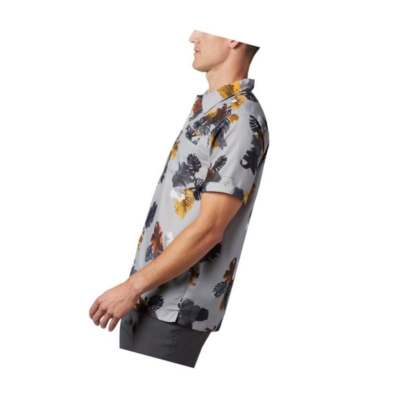 Columbia Outdoor Elements Short Sleeve Print Gömlek Erkek Gri | 25478-JLXT
