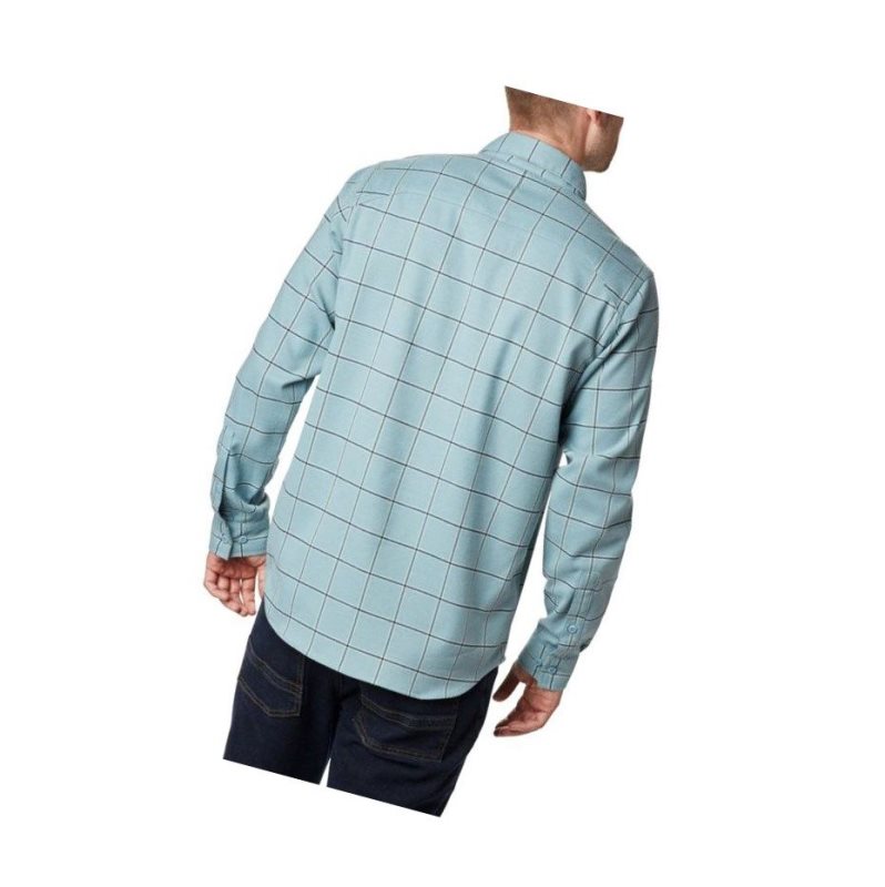 Columbia Outdoor Elements Stretch Flannel Gömlek Erkek Mavi | 53079-OCUT