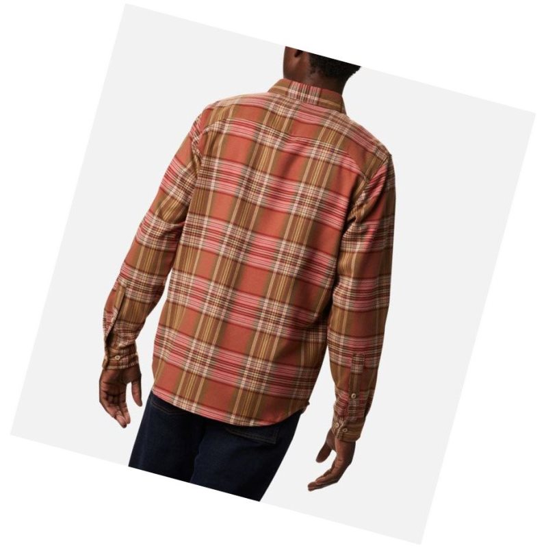 Columbia Outdoor Elements Stretch Flannel Gömlek Erkek Mavi Kırmızı Renkli | 16284-KVLD