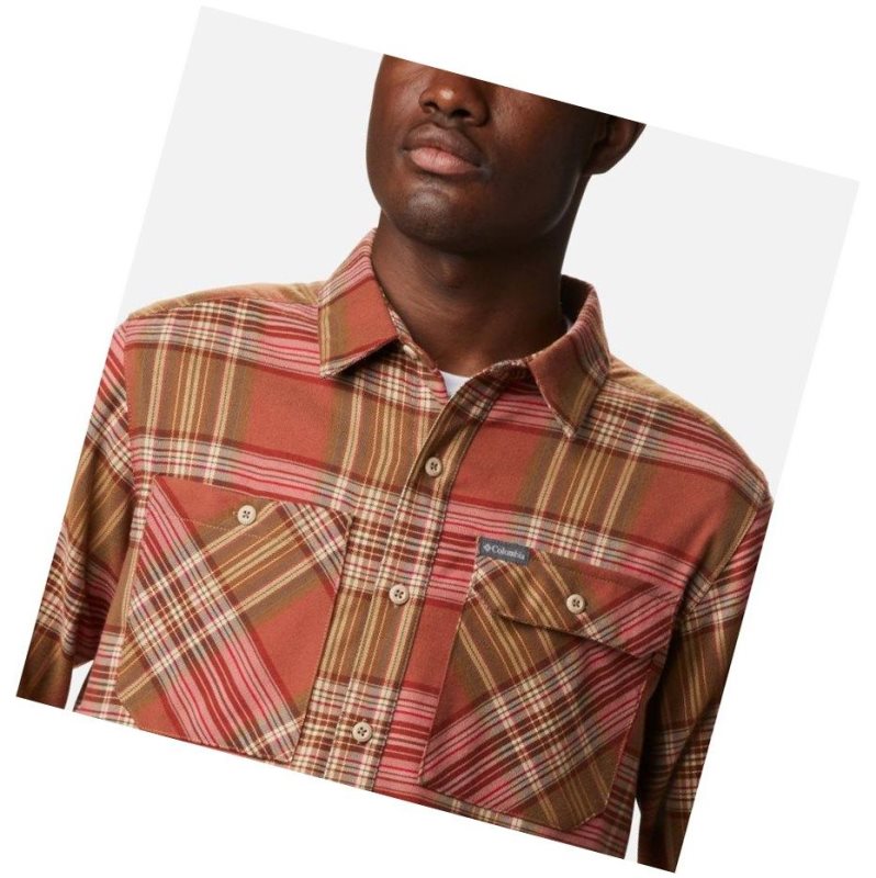Columbia Outdoor Elements Stretch Flannel Gömlek Erkek Mavi Kırmızı Renkli | 16284-KVLD