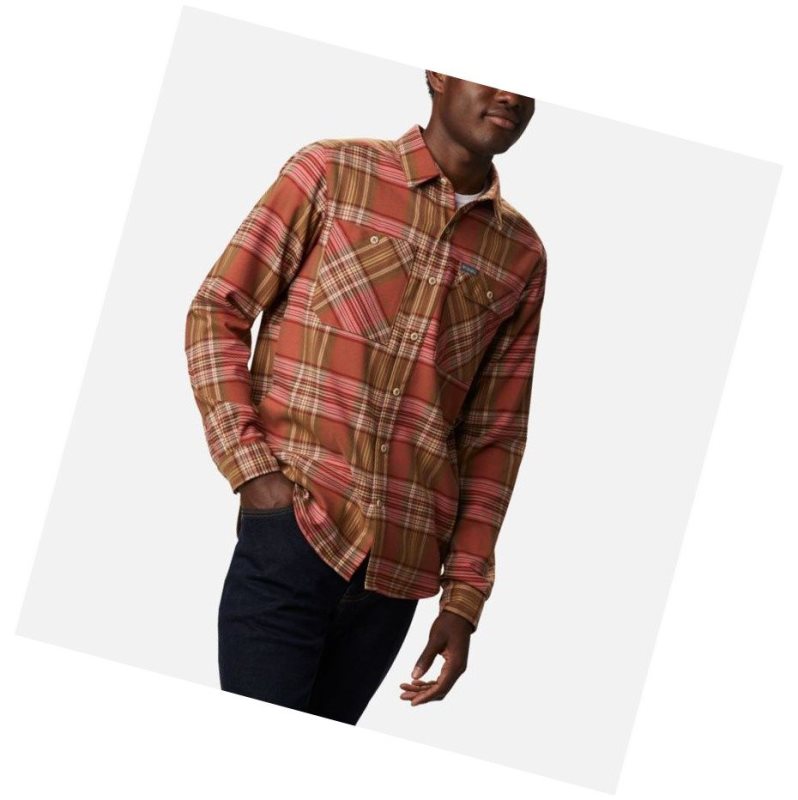 Columbia Outdoor Elements Stretch Flannel Gömlek Erkek Mavi Kırmızı Renkli | 16284-KVLD