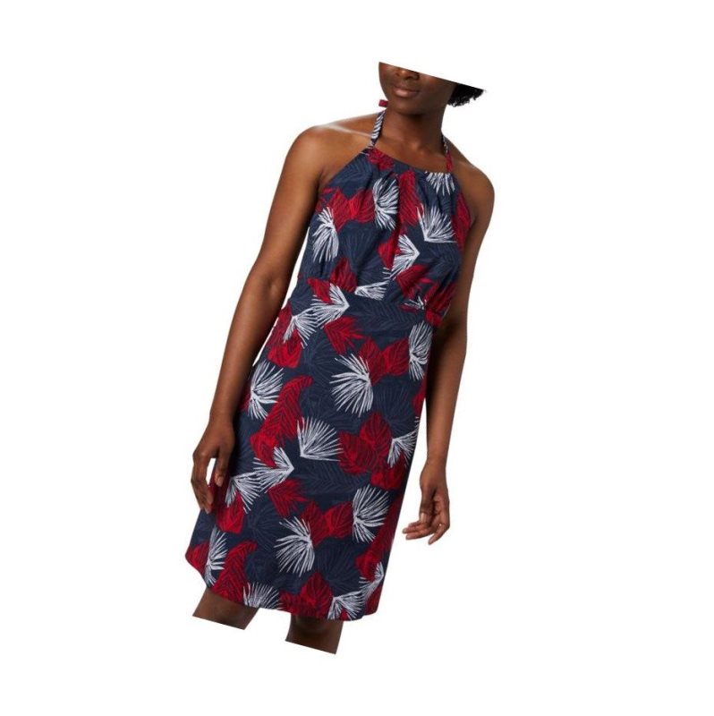Columbia PFG Armadale II Halter Top Elbise Kadın Lacivert | 50891-MYBC