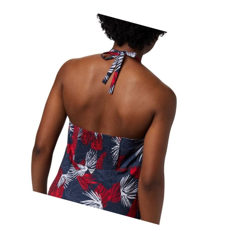 Columbia PFG Armadale II Halter Top Elbise Kadın Lacivert | 50891-MYBC