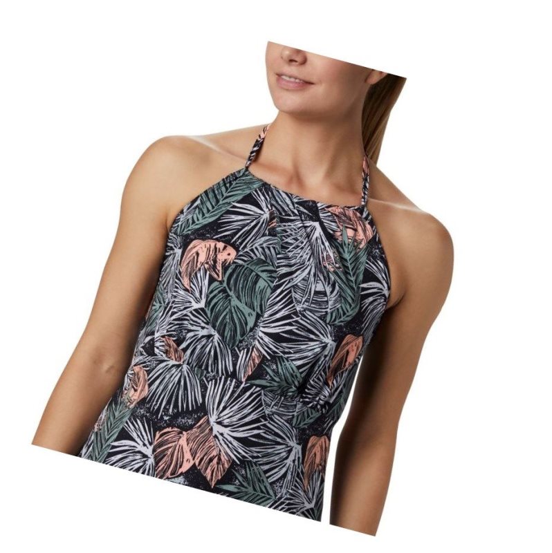 Columbia PFG Armadale II Halter Top Elbise Kadın Siyah | 97568-TOWK