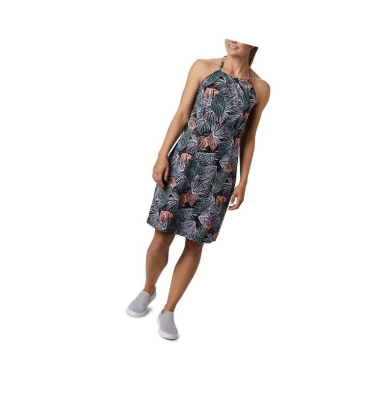 Columbia PFG Armadale II Halter Top Elbise Kadın Siyah | 97568-TOWK