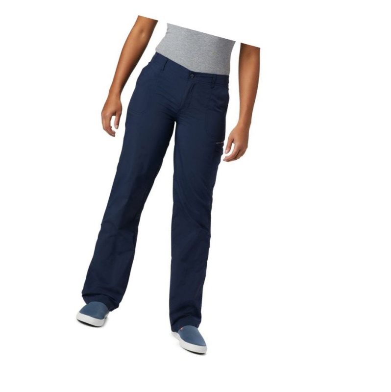 Columbia PFG Aruba Roll Up Pantolon Kadın Lacivert | 25316-DUGC