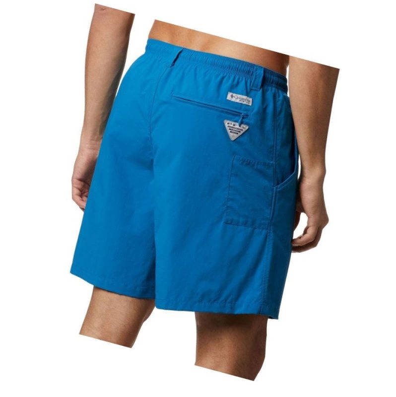 Columbia PFG Backcast III Water Big Şort Erkek Mavi | 40398-CBTS