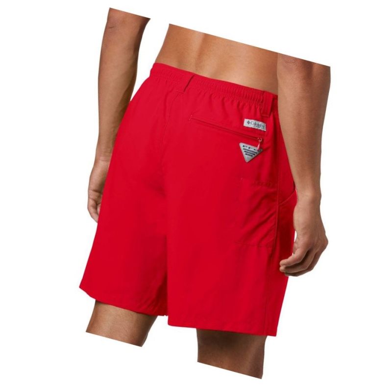 Columbia PFG Backcast III Water Şort Erkek Kırmızı | 28705-PRWD