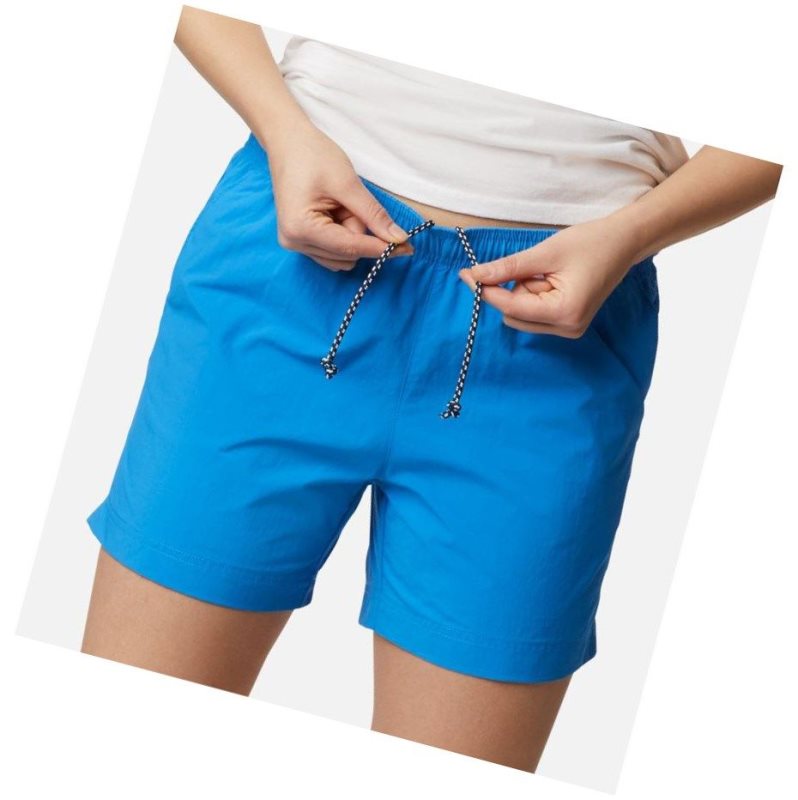 Columbia PFG Backcast Water Şort Kadın Mavi Mavi | 81290-LOUZ