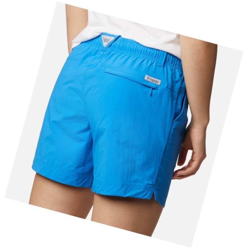 Columbia PFG Backcast Water Şort Kadın Mavi Mavi | 81290-LOUZ