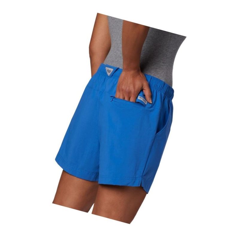 Columbia PFG Backcast Water Şort Kadın Mavi | 68145-GXCP