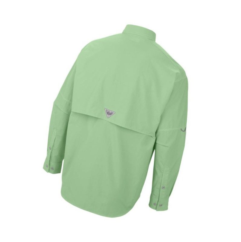 Columbia PFG Bahama II Long Sleeve Big Gömlek Erkek Yeşil | 42780-DLMX