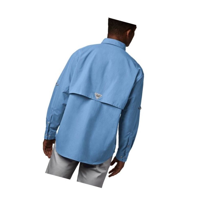 Columbia PFG Bahama II Long Sleeve Gömlek Erkek Mavi | 64395-RYJM
