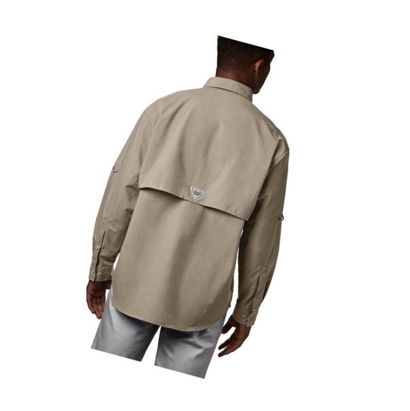 Columbia PFG Bahama II Long Sleeve Gömlek Erkek Haki | 62135-ICGZ