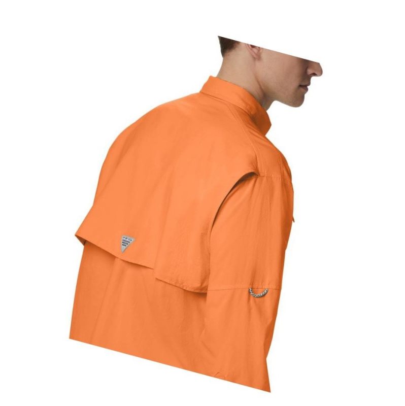 Columbia PFG Bahama II Long Sleeve Gömlek Erkek Turuncu | 51204-ZSFU