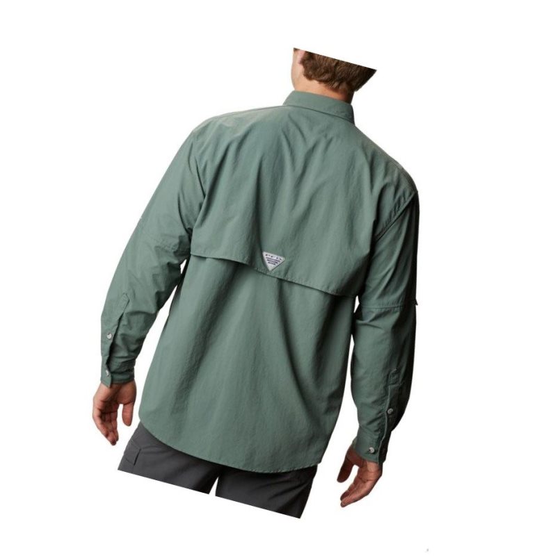 Columbia PFG Bahama II Long Sleeve Tall Gömlek Erkek Yeşil | 84293-UHRZ