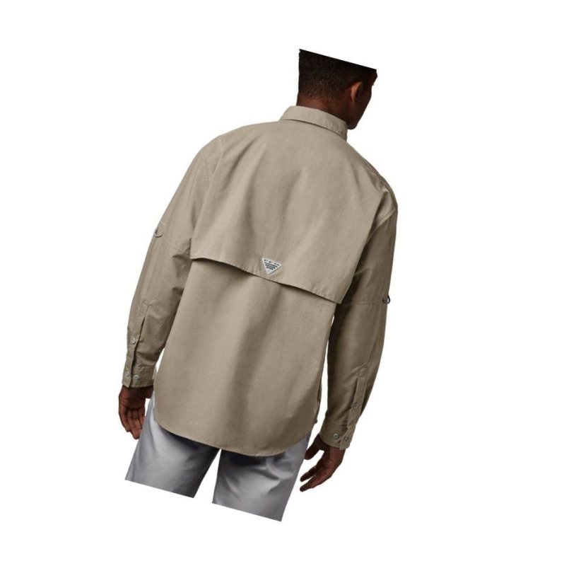 Columbia PFG Bahama II Long Sleeve Tall Gömlek Erkek Haki | 50942-GLJD