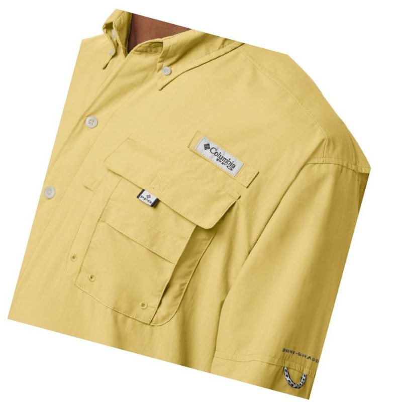 Columbia PFG Bahama II Long Sleeve Tall Gömlek Erkek Turuncu | 15382-KZOH