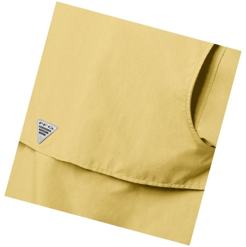 Columbia PFG Bahama II Long Sleeve Tall Gömlek Erkek Turuncu | 15382-KZOH