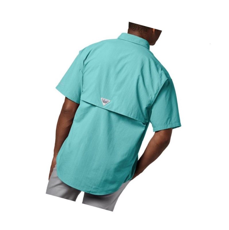 Columbia PFG Bahama II Short Sleeve Big Gömlek Erkek Açık Mavi | 72961-ZNHI