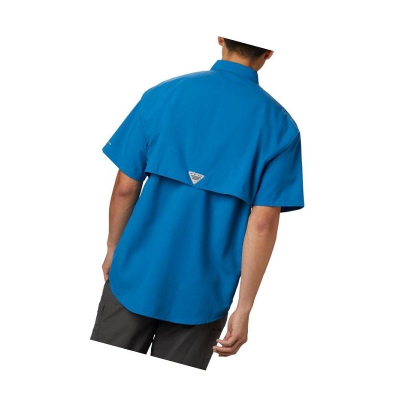 Columbia PFG Bahama II Short Sleeve Big Gömlek Erkek Mavi | 60512-IPRV