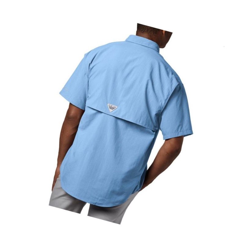 Columbia PFG Bahama II Short Sleeve Big Gömlek Erkek Mavi | 89123-ZSDV