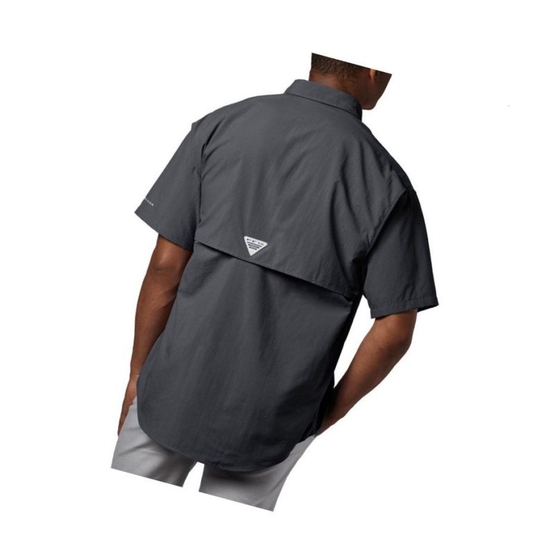 Columbia PFG Bahama II Short Sleeve Gömlek Erkek Siyah | 17254-SWGR