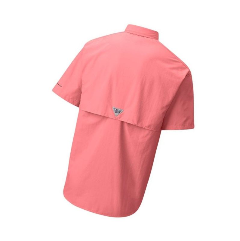 Columbia PFG Bahama II Short Sleeve Gömlek Erkek Pembe | 17240-WMXD