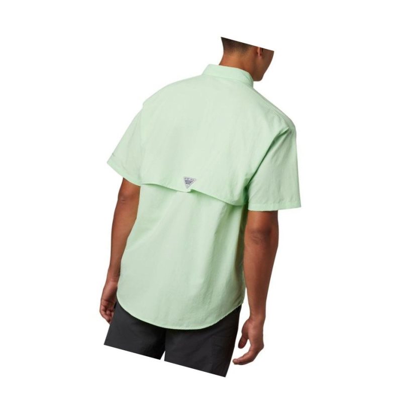 Columbia PFG Bahama II Short Sleeve Gömlek Erkek Yeşil | 12430-YHVZ