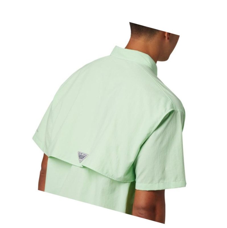 Columbia PFG Bahama II Short Sleeve Gömlek Erkek Yeşil | 12430-YHVZ