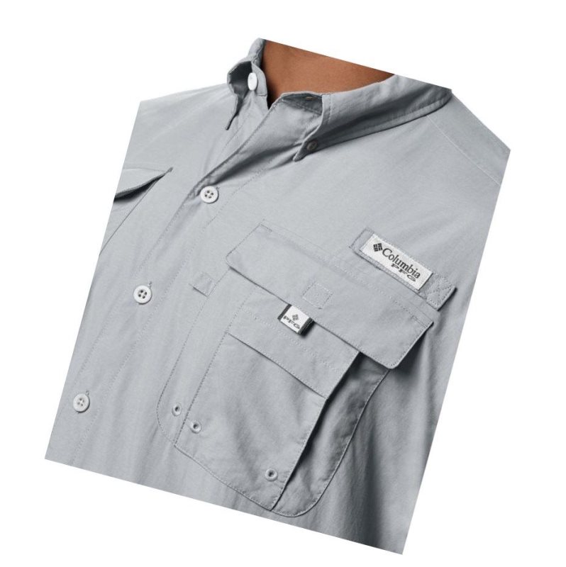 Columbia PFG Bahama II Short Sleeve Gömlek Erkek Gri | 06538-XBOT