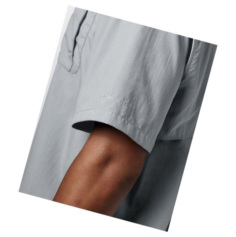 Columbia PFG Bahama II Short Sleeve Gömlek Erkek Gri | 06538-XBOT