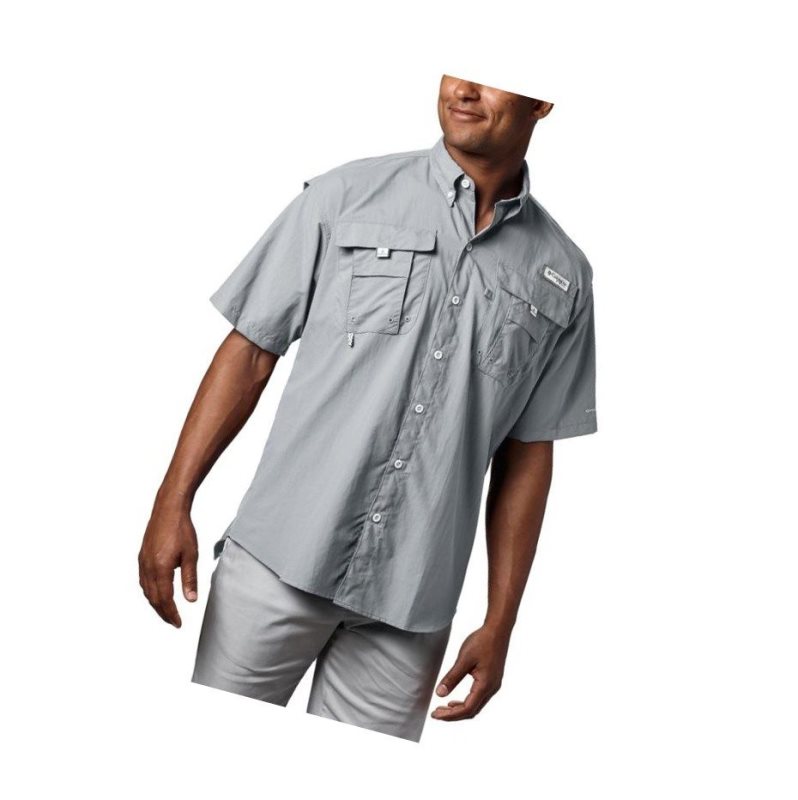 Columbia PFG Bahama II Short Sleeve Gömlek Erkek Gri | 06538-XBOT