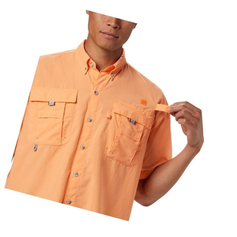 Columbia PFG Bahama II Short Sleeve Gömlek Erkek Turuncu | 85634-YQGR