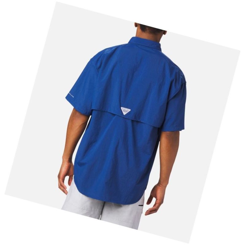 Columbia PFG Bahama II Short Sleeve Tall Gömlek Erkek Koyu Gri | 79406-BAHJ