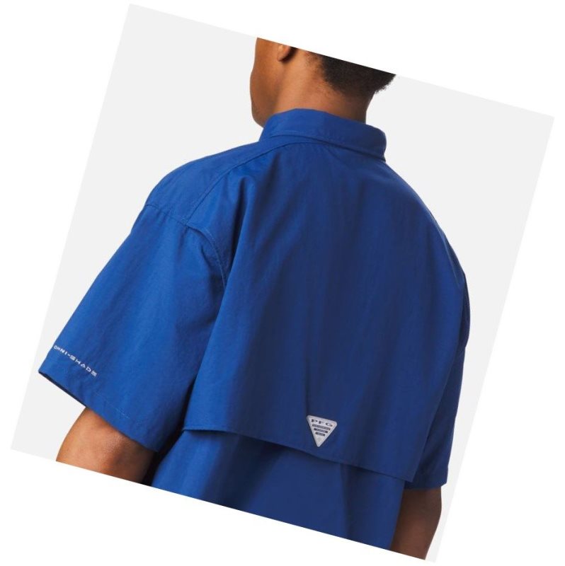 Columbia PFG Bahama II Short Sleeve Tall Gömlek Erkek Koyu Gri | 79406-BAHJ