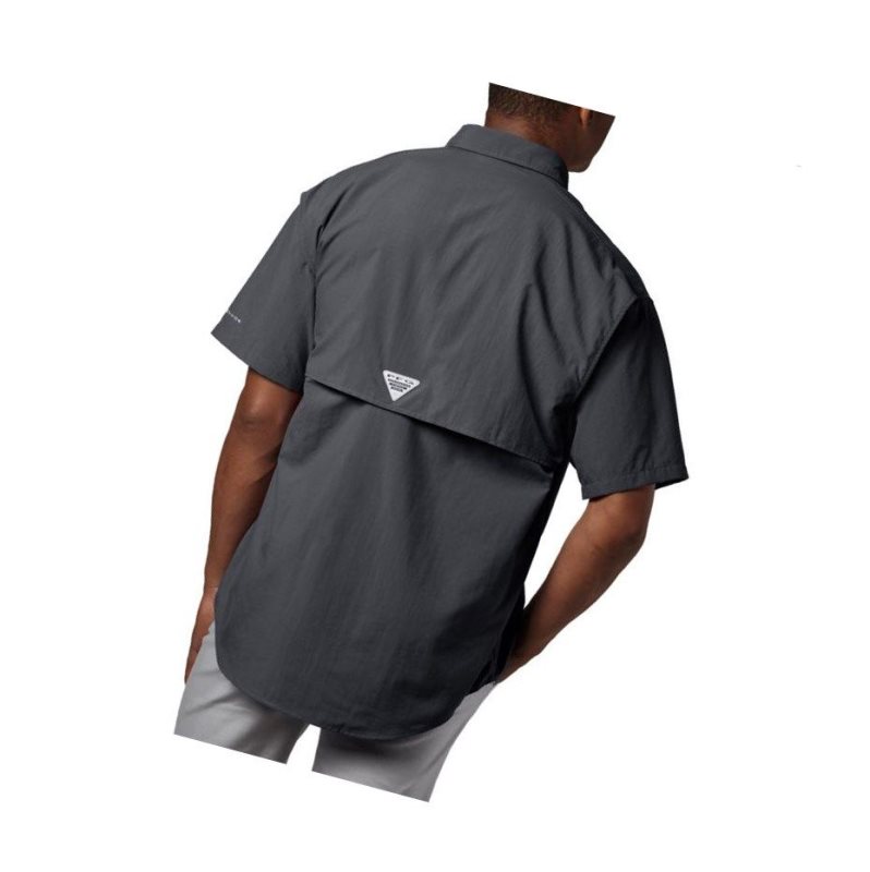 Columbia PFG Bahama II Short Sleeve Tall Gömlek Erkek Siyah | 70193-MAVS