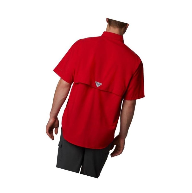 Columbia PFG Bahama II Short Sleeve Tall Gömlek Erkek Kırmızı | 42598-GPTQ