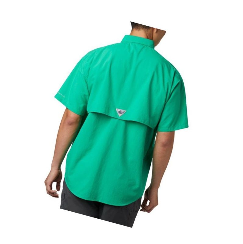 Columbia PFG Bahama II Short Sleeve Tall Gömlek Erkek Açık Yeşil | 86401-GOUW