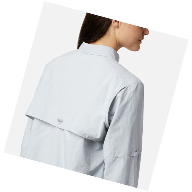 Columbia PFG Bahama Long Sleeve Gömlek Kadın Gri | 29638-IFTR