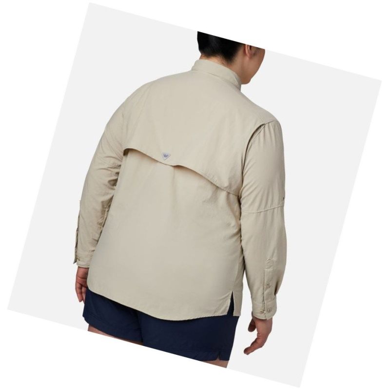 Columbia PFG Bahama Long Sleeve Plus Size Gömlek Kadın Haki | 94153-KFEH