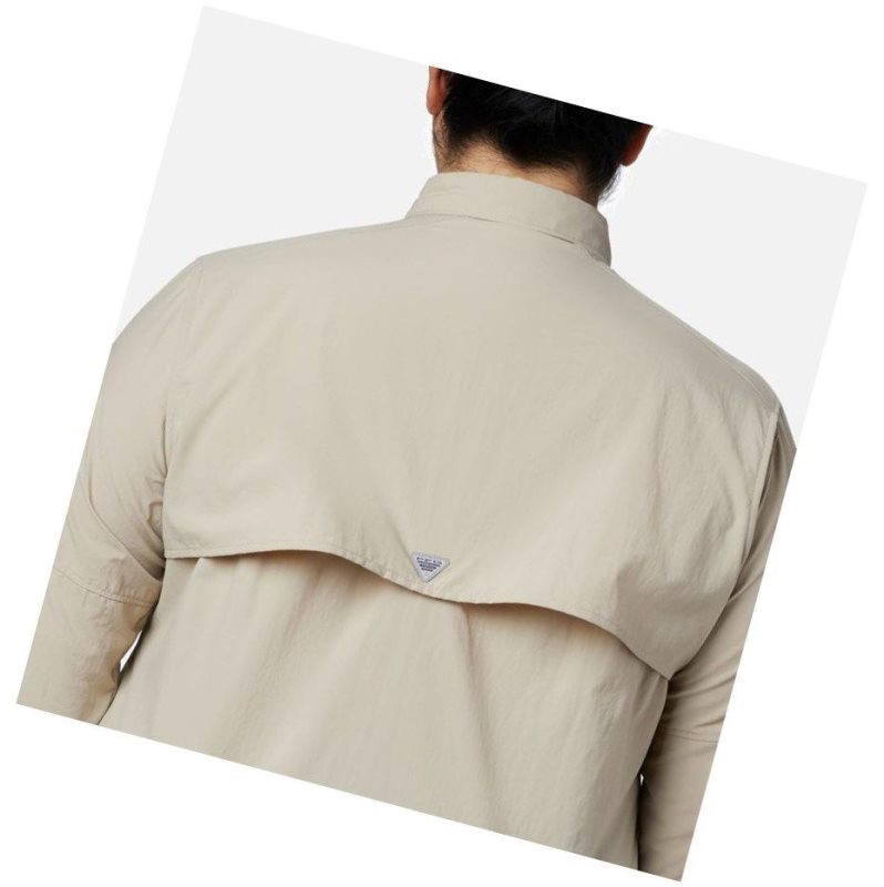 Columbia PFG Bahama Long Sleeve Plus Size Gömlek Kadın Haki | 94153-KFEH