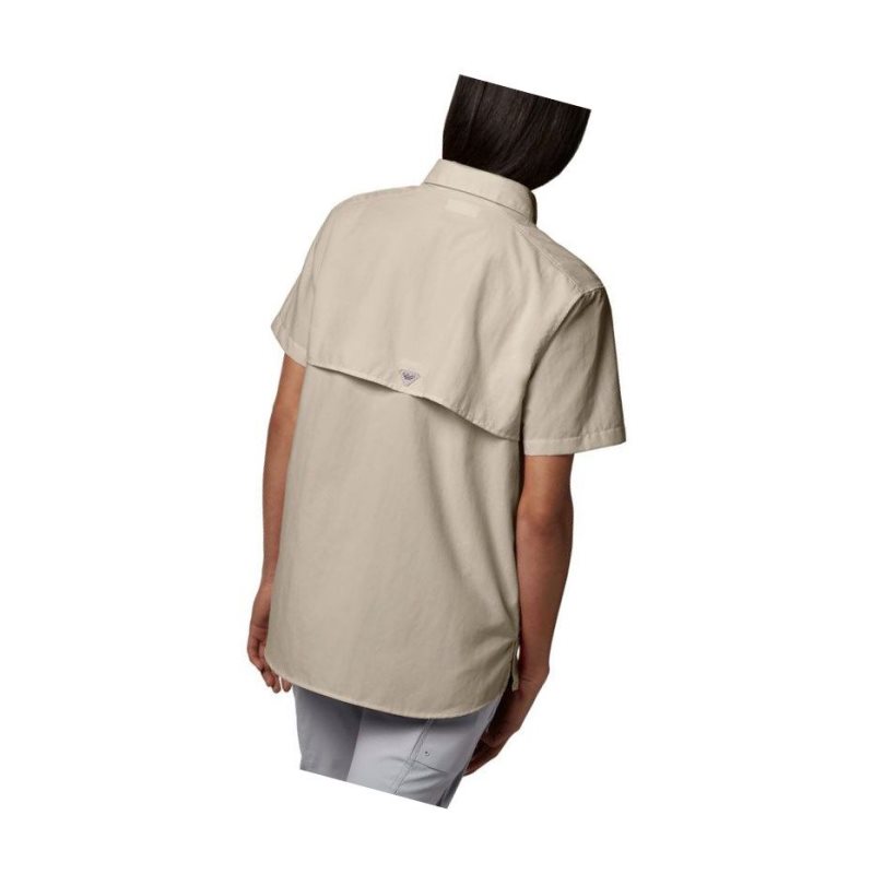 Columbia PFG Bahama Short Sleeve Gömlek Kadın Haki | 95643-AZIV
