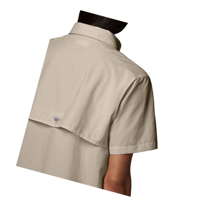 Columbia PFG Bahama Short Sleeve Gömlek Kadın Haki | 95643-AZIV