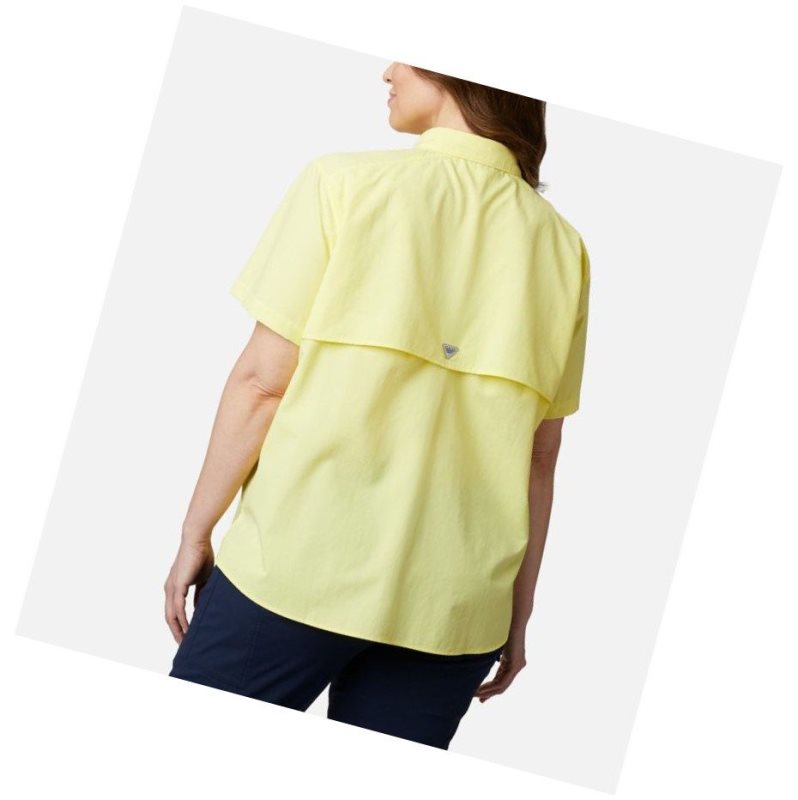 Columbia PFG Bahama Short Sleeve Plus Size Gömlek Kadın Turuncu | 97138-DGLV