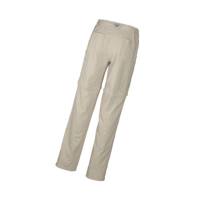 Columbia PFG Blood 'N Guts III Convertible Big Pantolon Erkek Haki | 73162-NFMD